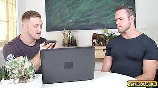 Немного минета, французский поцелуй и анальный трах - порно видео