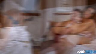 Прожорливые распутные фантазии - любительница нейлона наслаждается трахом ног - порно видео